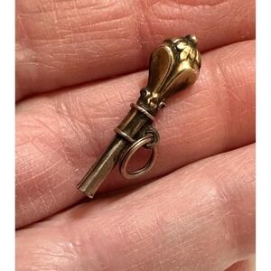 Antique 10k Gold Watch Key